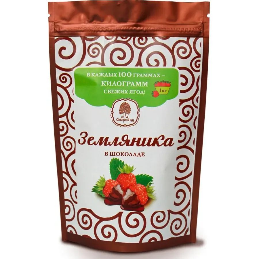 Chocolate-covered strawberries / 100 g