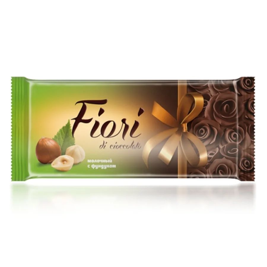 Milk chocolate «Fiori Di Cioccolato« with hazelnuts