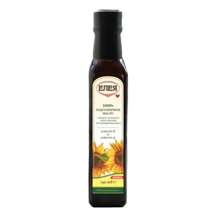 Sunflower oil "Elyya" of the first cold spinning, 250ml