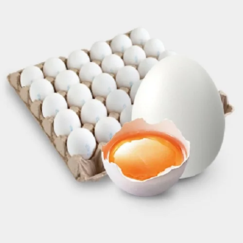 Rustic white egg
