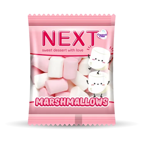 Конфеты неглазированные "Marshmallows" NEXT 