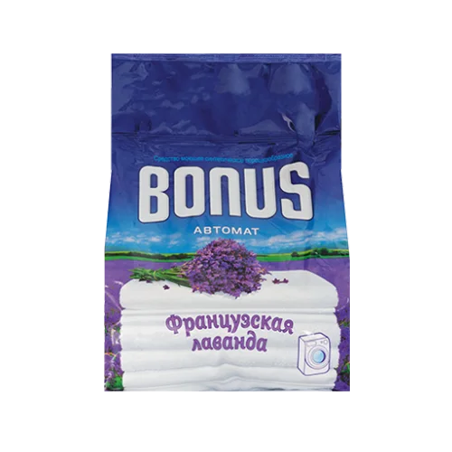 Washing powder "BONUS Machine" with the smell of "French lavender", pack. 1.5 kg
