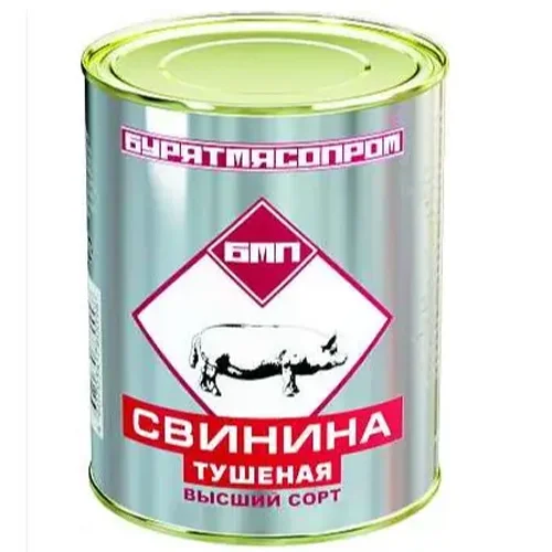 Pork stew highest grade GOST 32125-2013 / LLC "Buryatmasprom" (BMP)