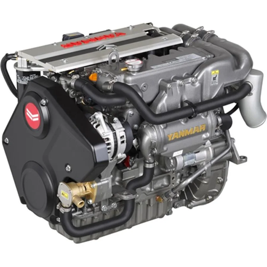 Судовой дизельный двигатель Yanmar 4JH45 мощностью 45 л.с. Бортовой двигатель