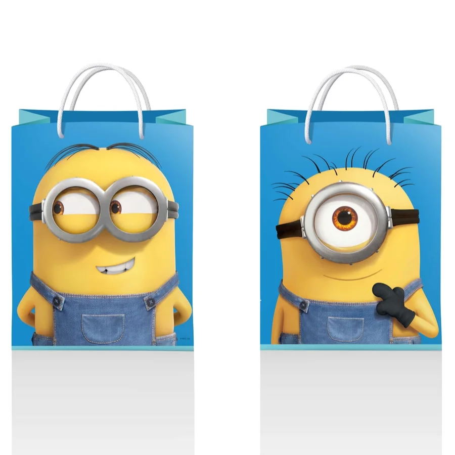Minions 2. Small gift package (blue), 180*223*100 mm (3D design)