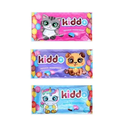 KIDDO Milk jelly with cocoa in icing sugar, 50g