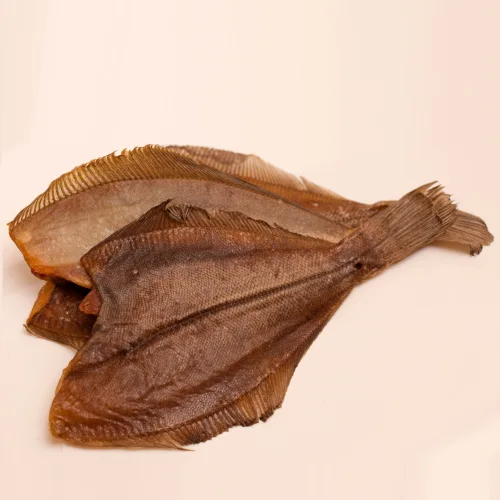  Dried flounder without a head