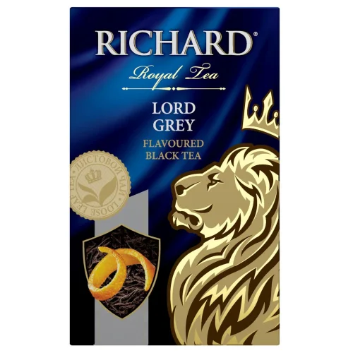 Чай Richard "Lord Grey" черный крупнолистовой 90г