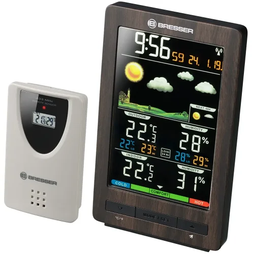 Weather station Bresser Climatemp WS with a color display