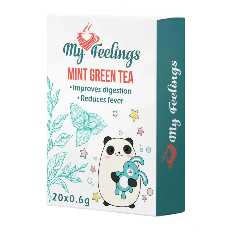 Extract of Chinese green tea with mint Eternity soluble, 12 grams (20 styles x 0.6 grams)
