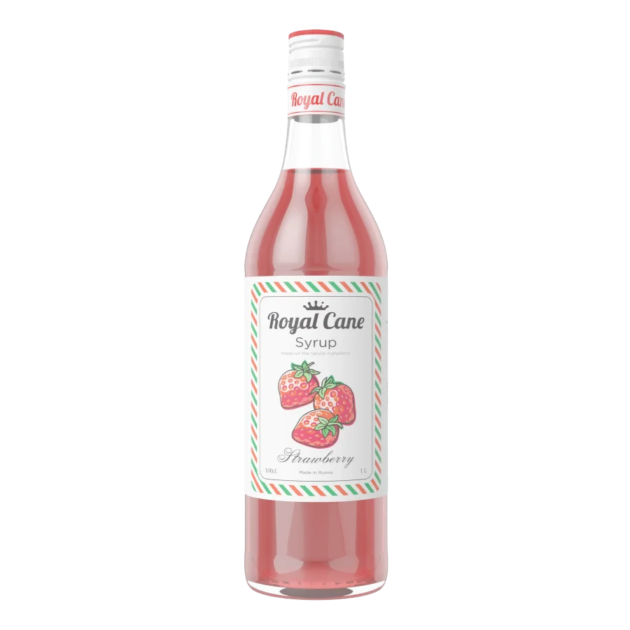 Royal Cane Syrup "Strawberry" 1 liter 