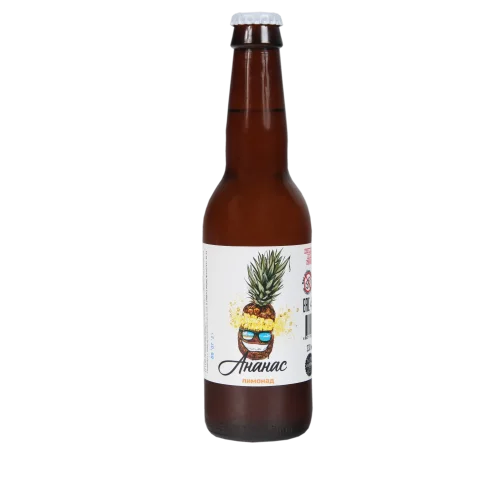 Drink non-alcoholic carbonated juice-containing brand: "Custom Fresh" (Custom Fresh) pineapple without sugar