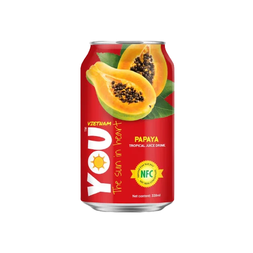 Tropical Drink YOU VIETNAM negaz. with Papaya juice 0.33 l. w / b 24 pcs. 