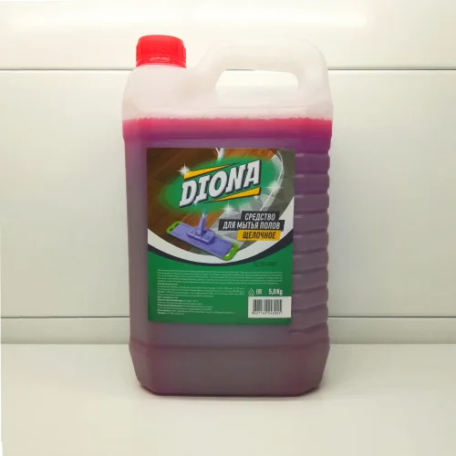 Alkaline means for washing floor Diona 5kg / 4pcs / 108pcs