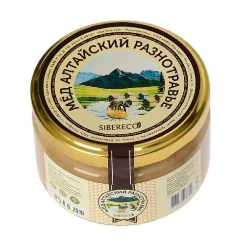 Altai honey raznotravye 220ml/300gr glass