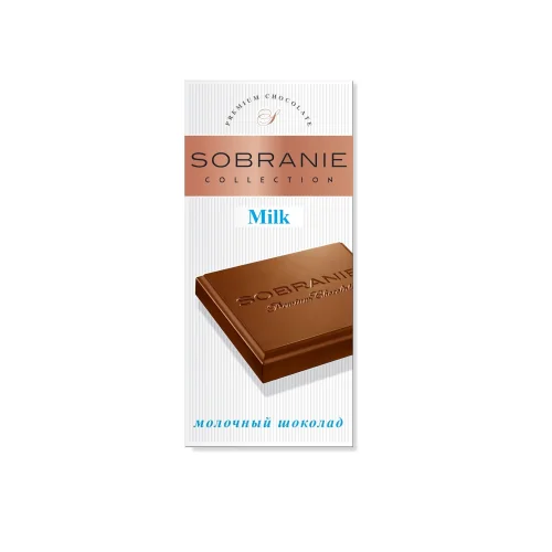 SOBRANIE  Молочный шоколад в картоне 90 г/10шт/60шт