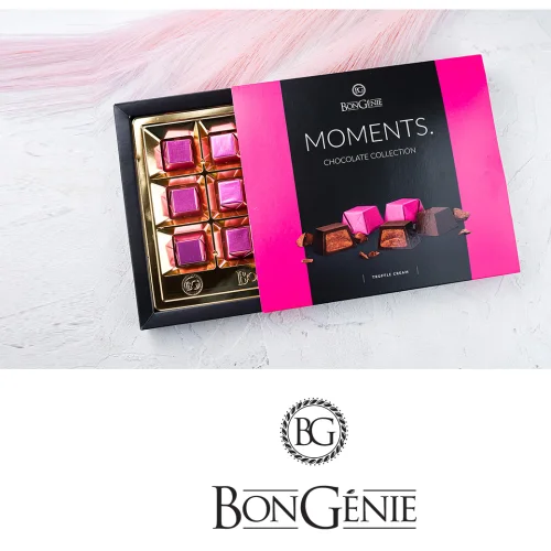 Шоколадные конфеты Bongenie с начинкой Классический трюфель 150г.