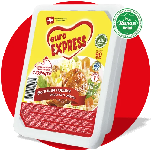 Noodle "Euro Express" with chicken