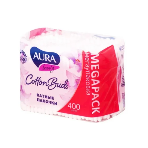Aura Beauty Cotton swabs, 400pcs