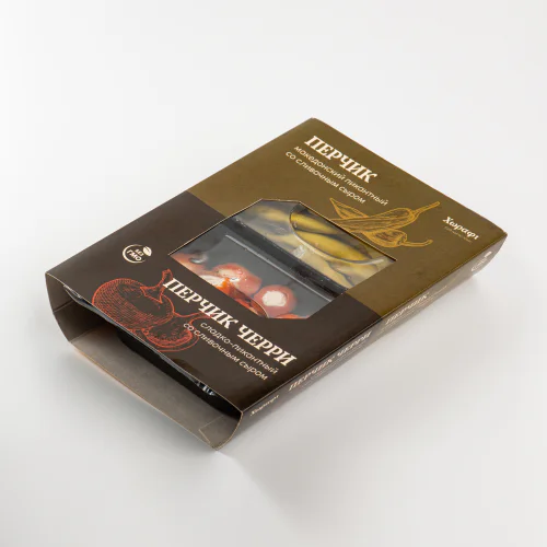 Перцы фаршированные зеленые / Перцы фаршированные черри 220 гр