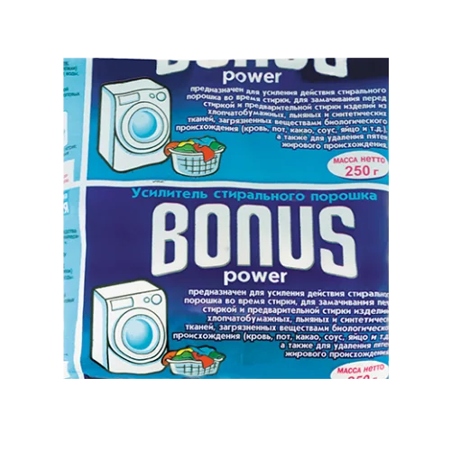 Booster washing powder "Bonus energy", pack. 250 g