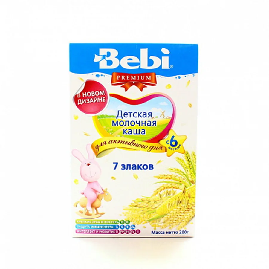 Каша Беби Premium 7 злаков молочная