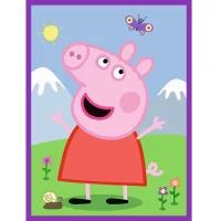 Peppa Pig: A Good Day Baby MAXI Double-sided Puzzle Trefl 43001