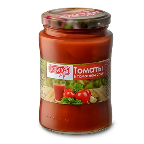 EKO tomatoes in tomato juice