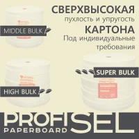 Laminated cardboard for ProfiSel Paperboard bottoms, bleached, professional, 170 g/m2 (GSM)