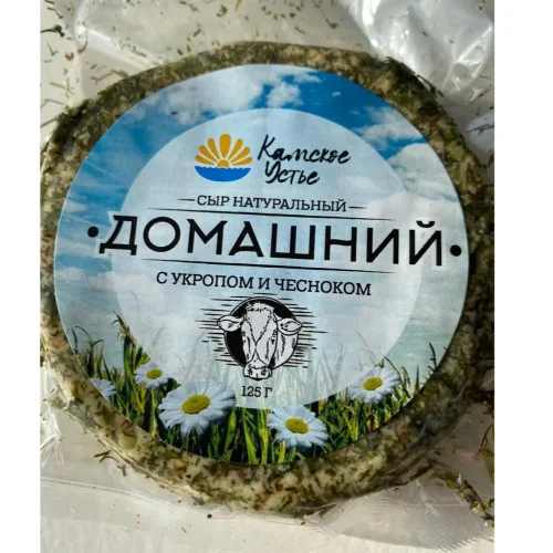 Home cheese with dill