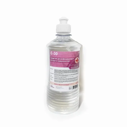 Means disinfectant for hands and surfaces E-30 PET 500ml (Push pool) / 12pcs / 864pc