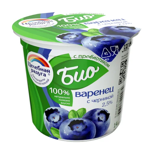 Biovarets with a blueberry enriched with probiotic