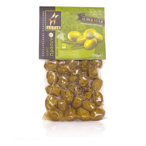 Оливки зеленые с/к Astir, 250 г