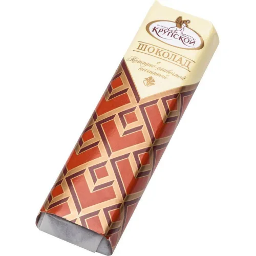 Dark chocolate with a fondant-cream filling of KF im. Krupskoy, 50g 