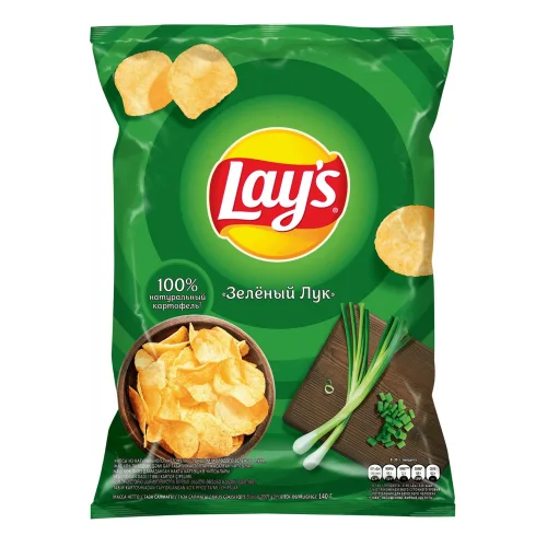 LAY'S chips Young green onion, 140g