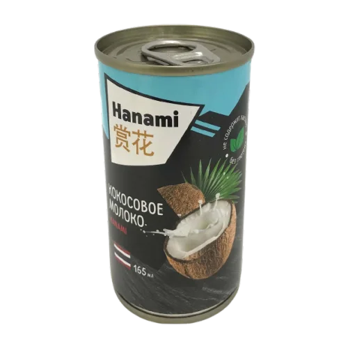 Coconut milk (17% - 19% fat content) Hanami 48*165 ml.