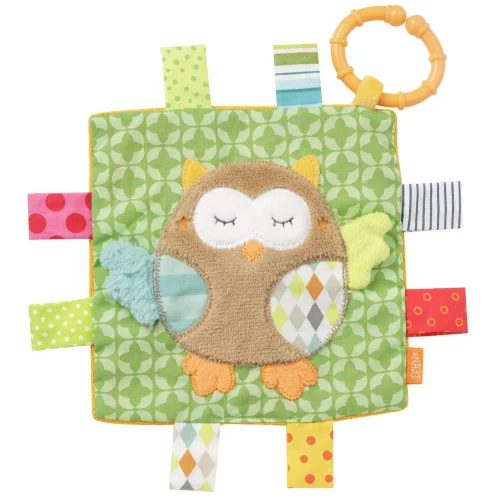 Owl Sleeping Forest Rustling Toy Fehn 071665