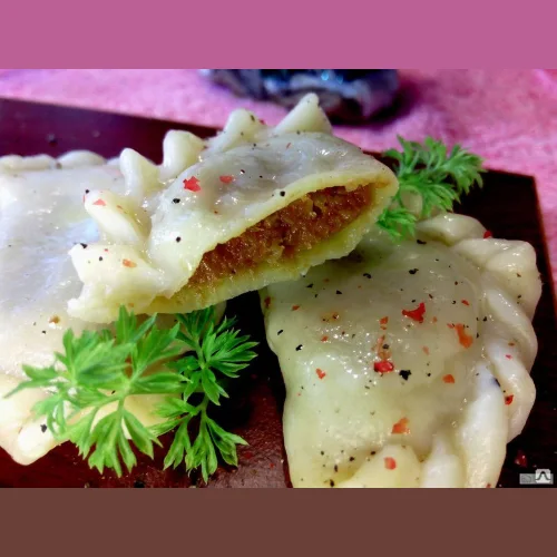 Dumplings with cabbage and meat