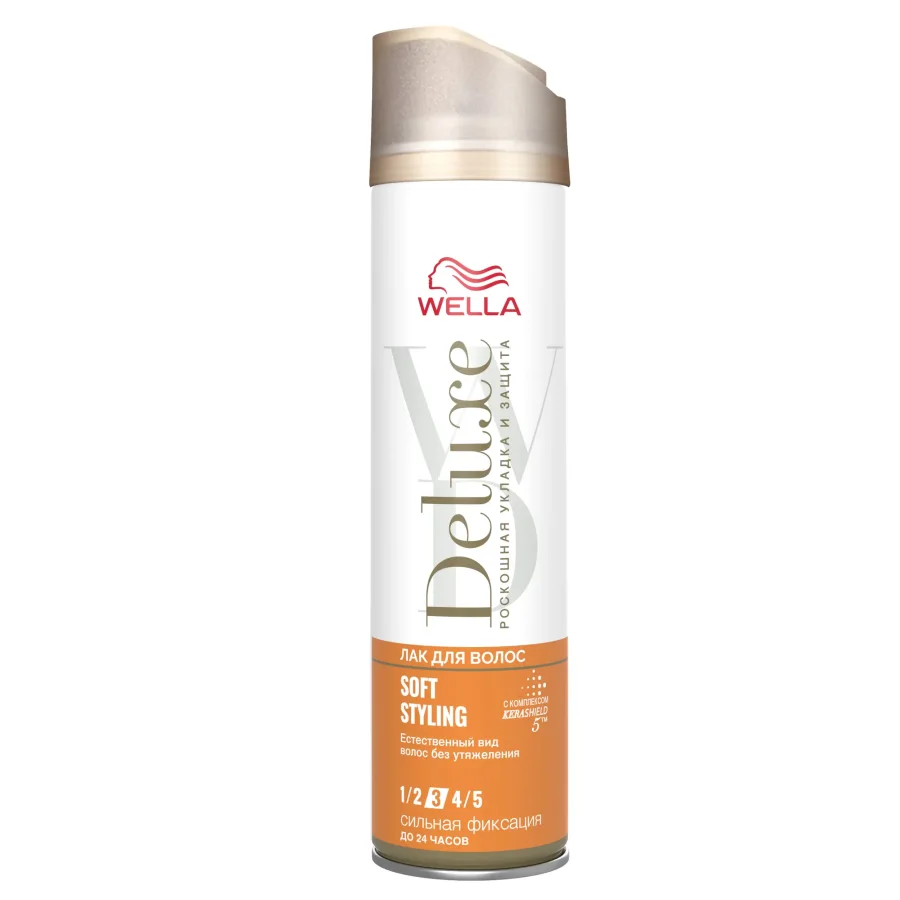 Wella Deluxe Soft Style Hair Lacquer Strong Fixation 250 ml