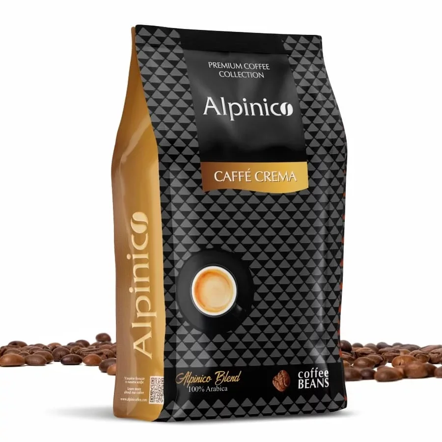 Alpinico Caffe Crema coffee beans 1 kg.