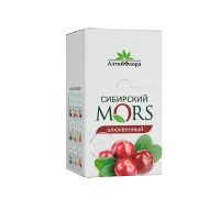 Siberian MORS «cranberry (10 sticks * 20 gr.) / Altayflora