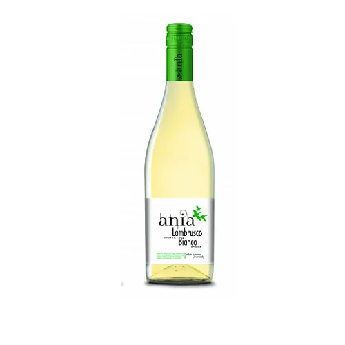 Wine sparkling Ania Lambrisco Emilia Bianco