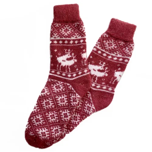 Woolen socks "Deer SEX"     