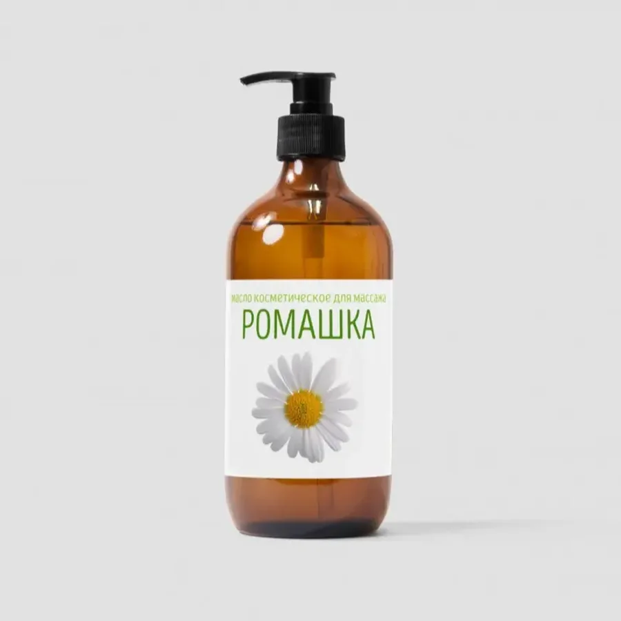 Massage oil with chamomile extract
