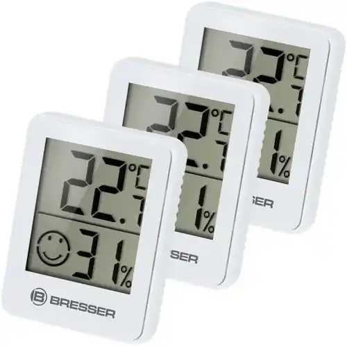 Hygrometer and thermometer Bresser Temeo Hygro, set 3 pcs., White Buy for  31 roubles wholesale, cheap - B2BTRADE