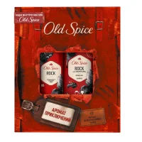 Подарочный набор для мужчин Old Spice Rock. Мужской дезодорант-антиперспирант спрей 150мл + Гель для душа и шампунь 2в1 250мл