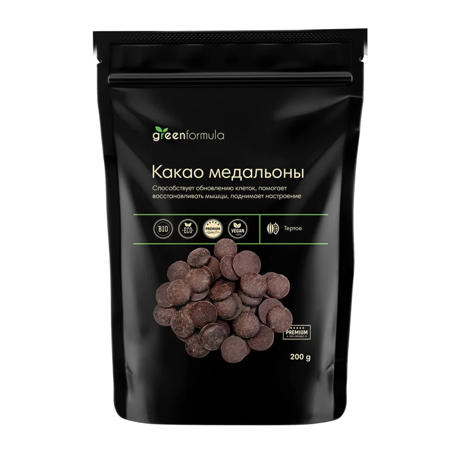 Cocoa grated medallions, Doy-Pak, 200 grams