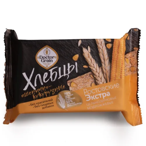 Хлебцы хрустящие Ростовские экстра Пшенично-Кукурузные 60 гр