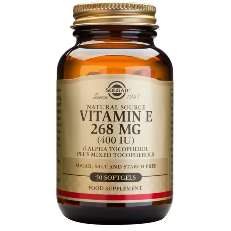 Solgar Vitamin E 268 mg (400 IU) 50 capsules — wholesale from importer