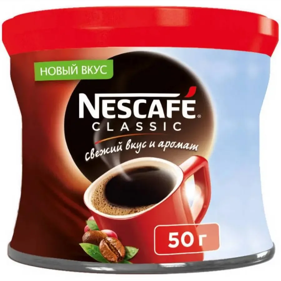 Кофе растворимый Nescafé Classic ж/банка 50г